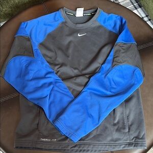 Nike Therma-Fit Blue and dark gray Sweatshirt